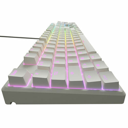 Designed By GG Ironclad V2 Blanc (Switchs Red Blood) (AZERTY)