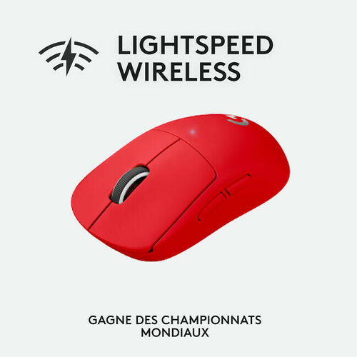 Logitech Wireless Gaming PRO X Superlight - Rouge