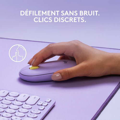 Logitech Pebble M350 Lavender Lemonade