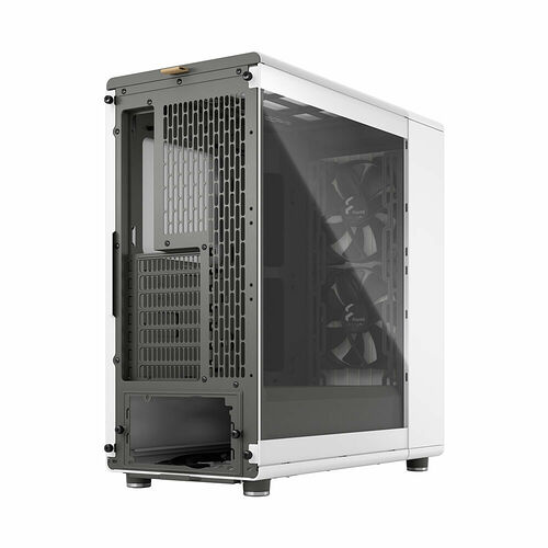 Fractal Design North Chalk TG Clear - Blanc
