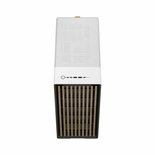 Fractal Design North Chalk TG Clear - Blanc