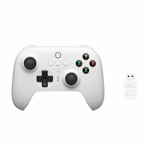 8BitDo Ultimate Controller with Charging Dock - White