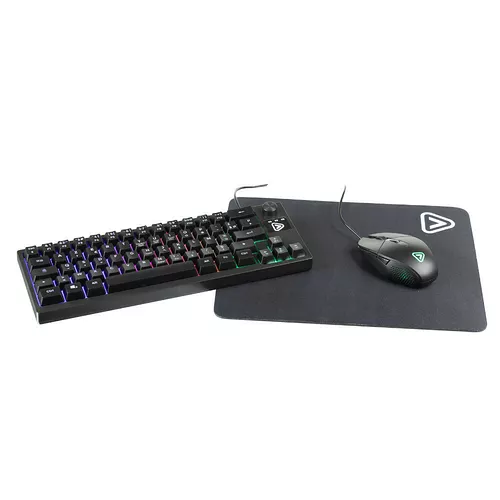 Kit Souris Clavier Filaire Gaming Arc-en-ciel Rétroéclairé Pour Ordinateur  Blanc