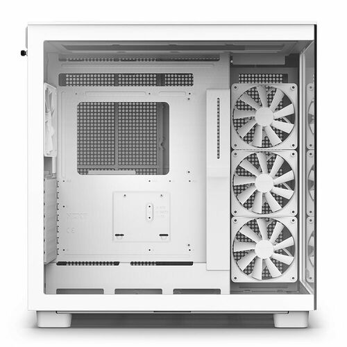 NZXT H9 Flow - Blanc + NZXT Kit de montage vertical - Blanc