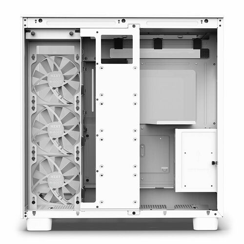 NZXT H9 Flow - Blanc + NZXT Kit de montage vertical - Blanc