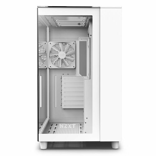 NZXT H9 Elite - Blanc +  NZXT Kit de montage vertical - Blanc
