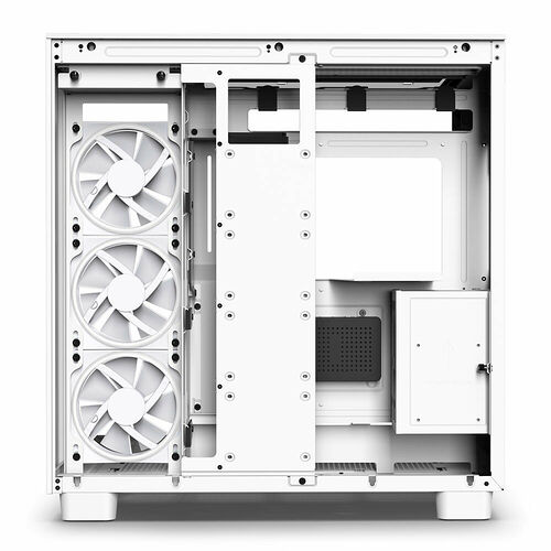 NZXT H9 Elite - Blanc +  NZXT Kit de montage vertical - Blanc
