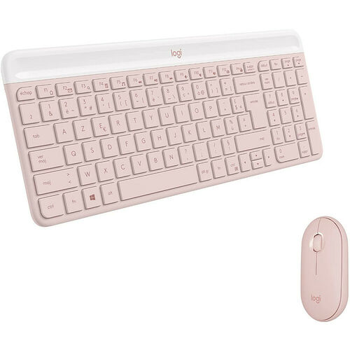 Logitech MK470 - Rose (AZERTY)