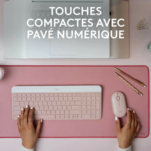 Logitech MK470 - Rose (AZERTY)