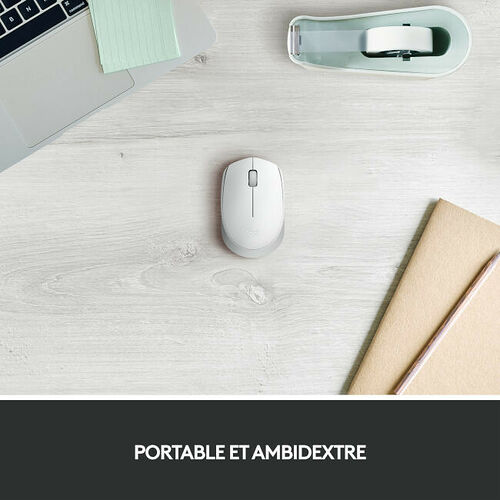 Logitech M171 Wireless Mouse (Blanc Cassé)