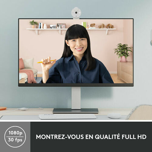 Logitech Brio 300 (Blanc Cassé)