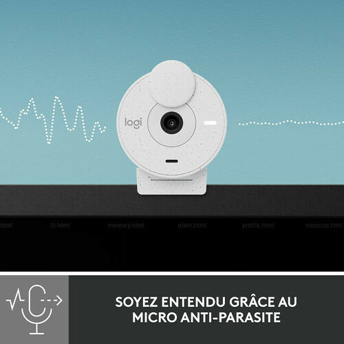 Logitech Brio 300 (Blanc Cassé)