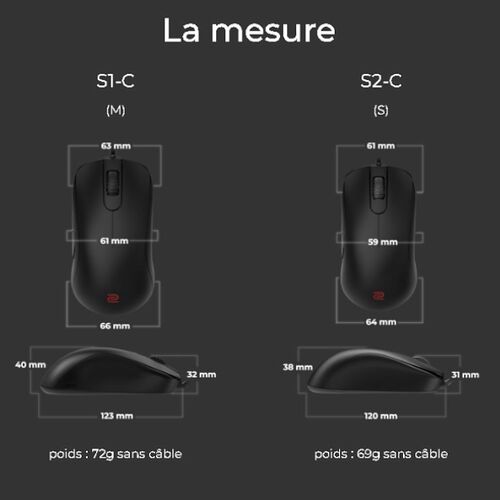 Zowie S1-C Mouse for Esports