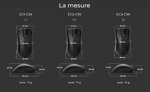 Zowie EC1-CW Wireless Mouse For Esports