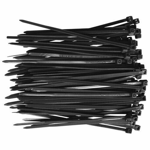 Colliers Rilsan noirs (lot de 100) - 200 x 3.6 mm (image:1)