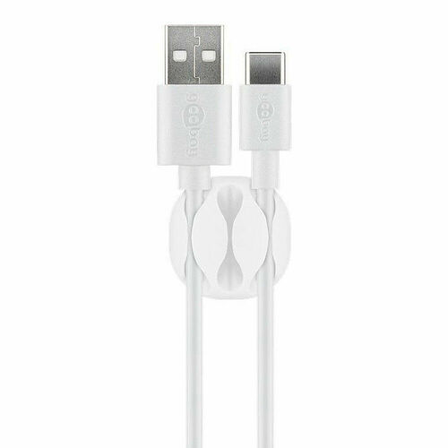 Goobay Set Cable Management (lot de 5) Blanc