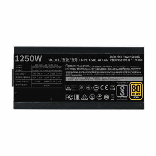 Cooler Master MWE Gold V2 ATX 3.0 - 1250W