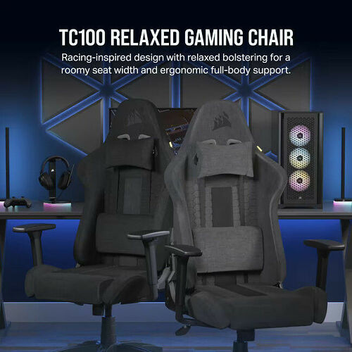 Corsair TC100 Relaxed Fabric - Noir