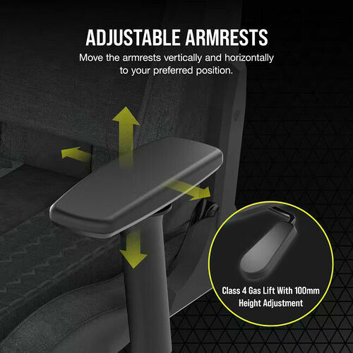 Corsair TC100 Relaxed Fabric - Gris