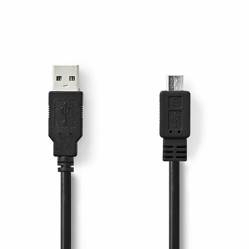 Nedis Câble USB 2 Type-A / Micro-B - Noir - 2 m