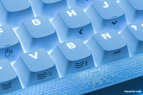 Corsair K65 Mini - Blanc (MX Red) (AZERTY)