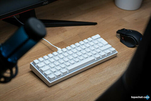 Corsair K65 Mini - Blanc (MX Red) (AZERTY)