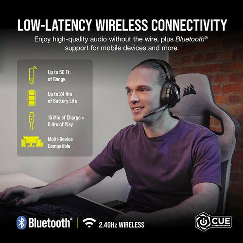 Corsair HS55 Wireless (Noir)