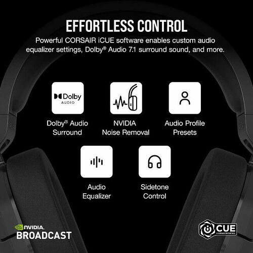 Corsair HS55 Wireless (Noir)
