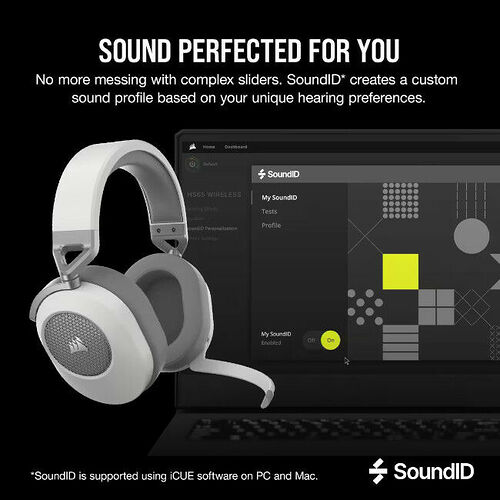 Corsair HS65 Wireless V2 (Blanc)