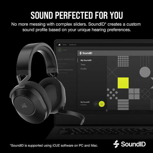 Corsair HS65 Wireless V2 (Noir)