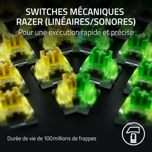 Razer Blackwidow V4 Pro (Switch Razer Yellow) (AZERTY)