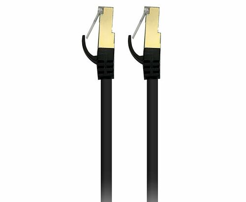 Textorm Câble RJ45 CAT8.1 F/FTP - Noir - 2 m