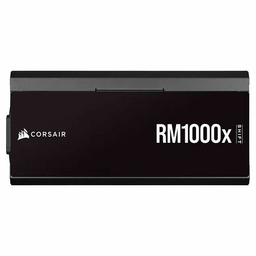 Alimentation PC CORSAIR RM1000x Shift 1000W - Modulaire ATX 3.1, PCIe 5.1, Certifiée Gold, Ventilateur 140mm | Compatible NVIDIA RTX 50