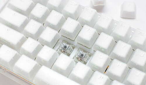 Ducky Channel One 3 Mini Aura White (Cherry MX Speed Silver) (AZERTY) (image:2)