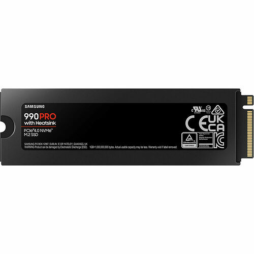 Samsung SSD 990 Pro 1 To (avec dissipateur)