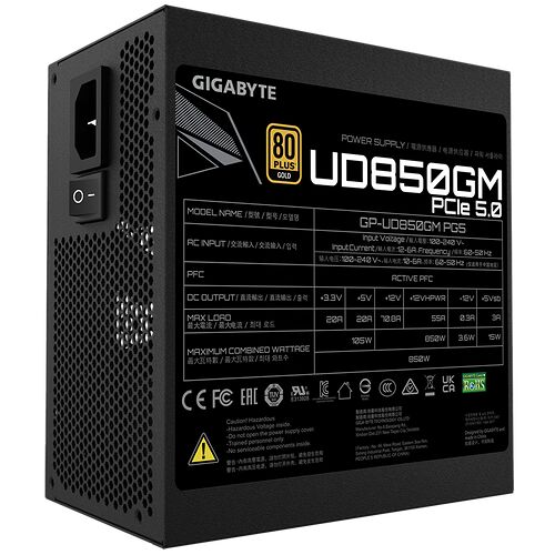 Gigabyte UD850GM PG5 - 850W