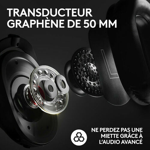Logitech G PRO X 2 Lightspeed - Noir