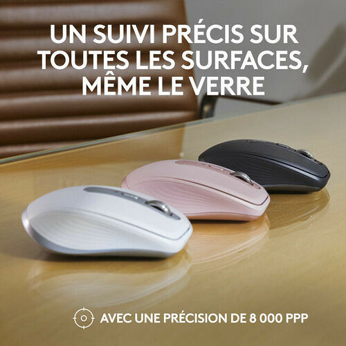 Logitech MX Anywhere 3S - Gris Pâle