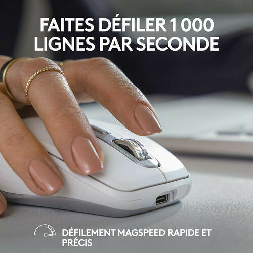 Logitech MX Anywhere 3S - Gris Pâle
