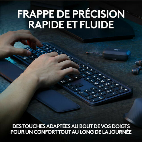 Logitech MX Keys S Plus - Graphite (AZERTY)