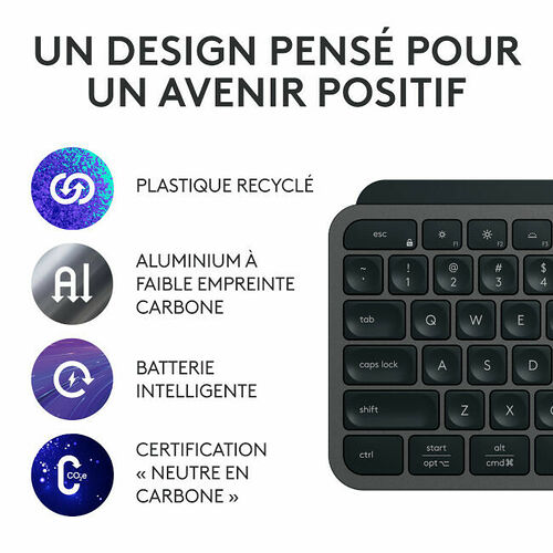 Logitech MX Keys S Plus - Graphite (AZERTY)