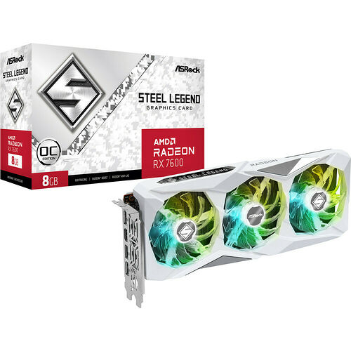ASRock Radeon RX 7600 Steel Legend OC
