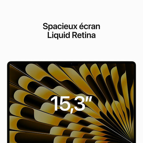 Apple MacBook Air M2 15" (2023) Lumière stellaire 24 Go / 1 To