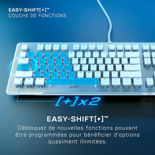 Roccat Vulcan II Blanc (Switch Titan II Red Linéaire) (AZERTY)