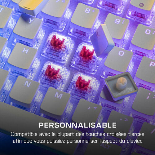 Roccat Vulcan II Blanc (Switch Titan II Red Linéaire) (AZERTY)