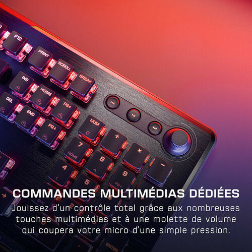Roccat Vulcan II Noir (Switch Titan II Red Linéaire) (AZERTY)