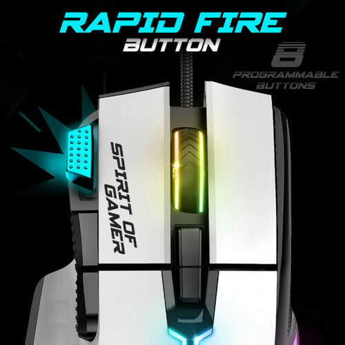 Spirit Of Gamer Pro-M5 (Blanc)