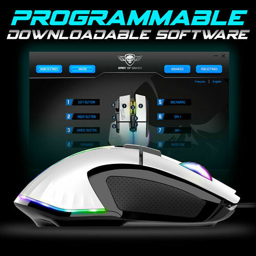 Spirit Of Gamer Pro-M5 (Blanc)