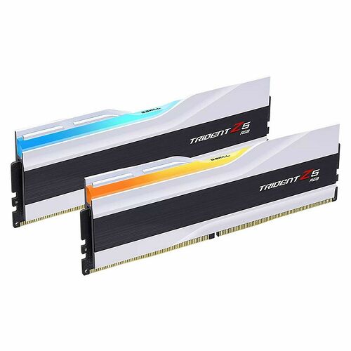 DDR5 G.Skill Trident Z5 Blanc RGB - 64 Go (2 x 32 Go) 6400 MHz - CAS 32