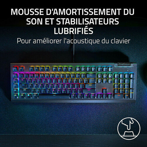 Razer Blackwidow V4 X (Switch Razer Green) (AZERTY)